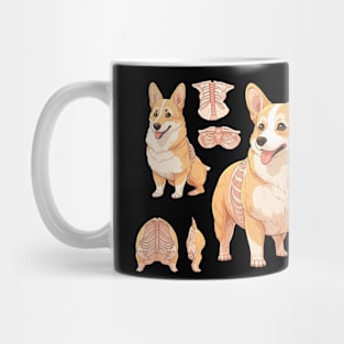 corgi anatomy Mug